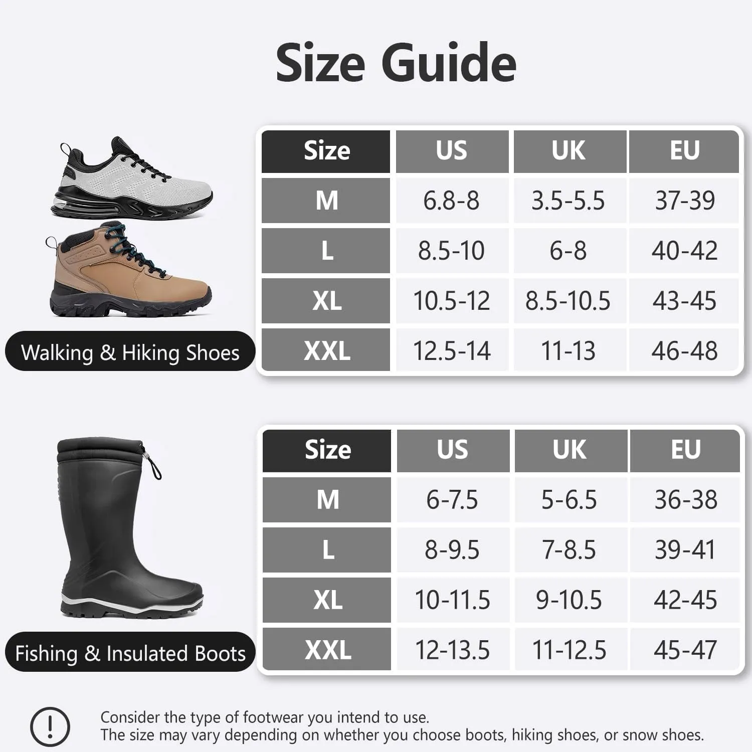 11 Spikes Crampons, Upgraded Version Stainless Steel Anti-Slip, Ice Cleats Grips for Hiking Shoes and Boots, Hiking Fishing Walking Mountaineering