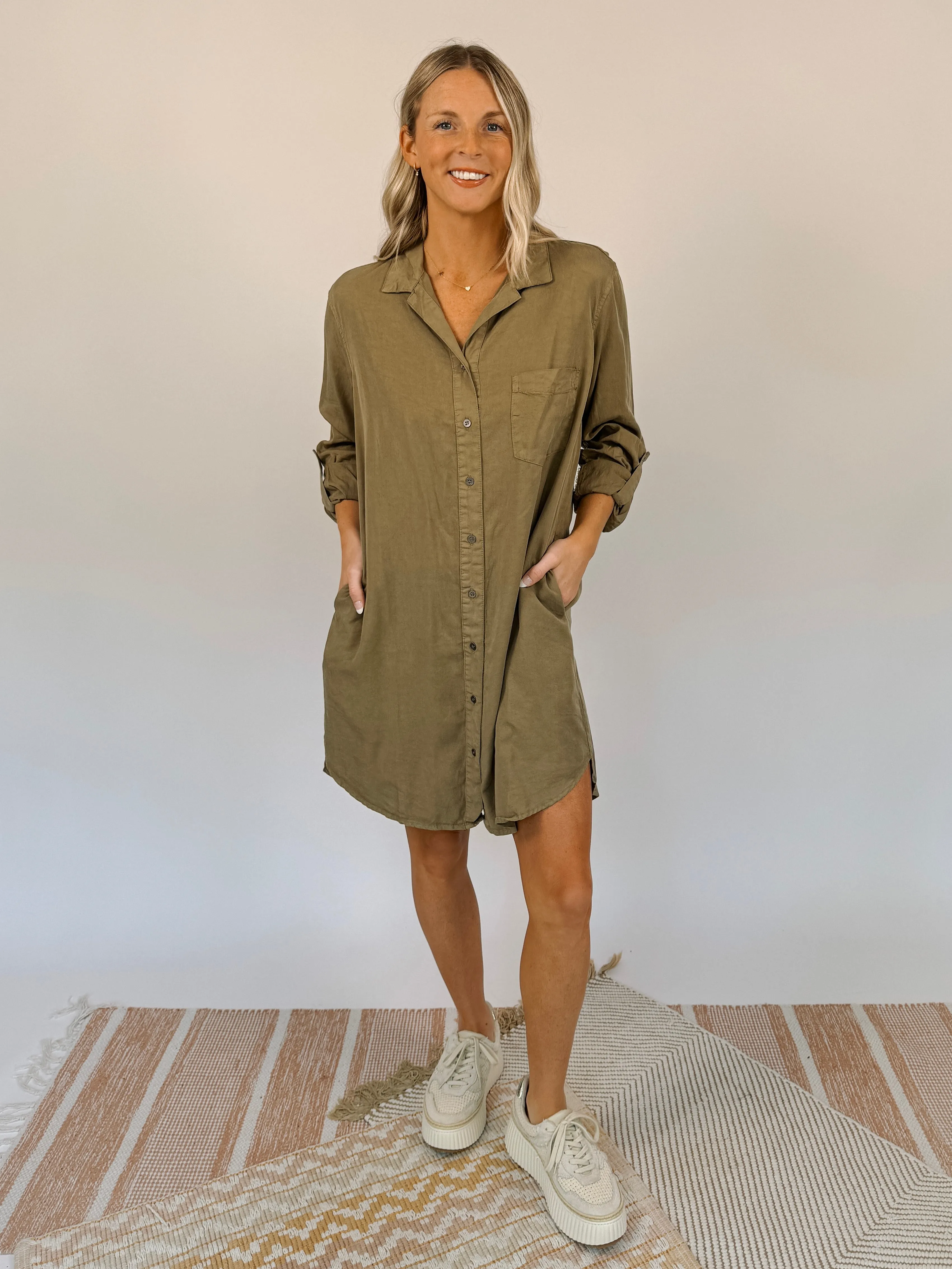Abigail Button Up Dress