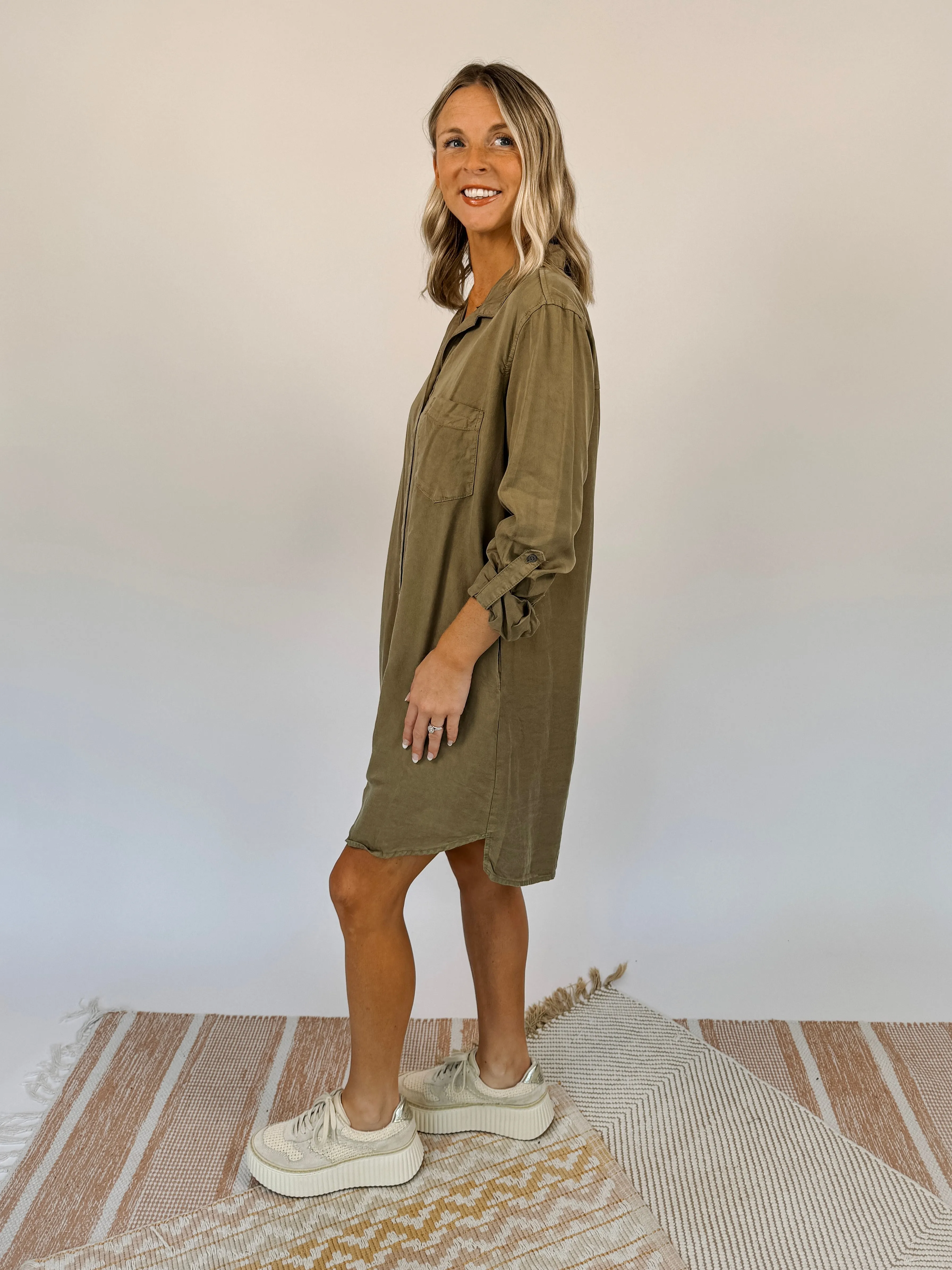 Abigail Button Up Dress