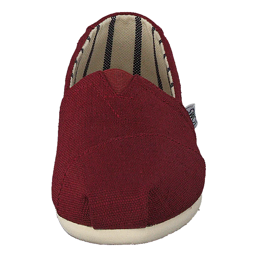 Alpargata Black Cherry Heritage Canvas