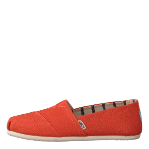 Alpargata Tangerine Heritage Canvas