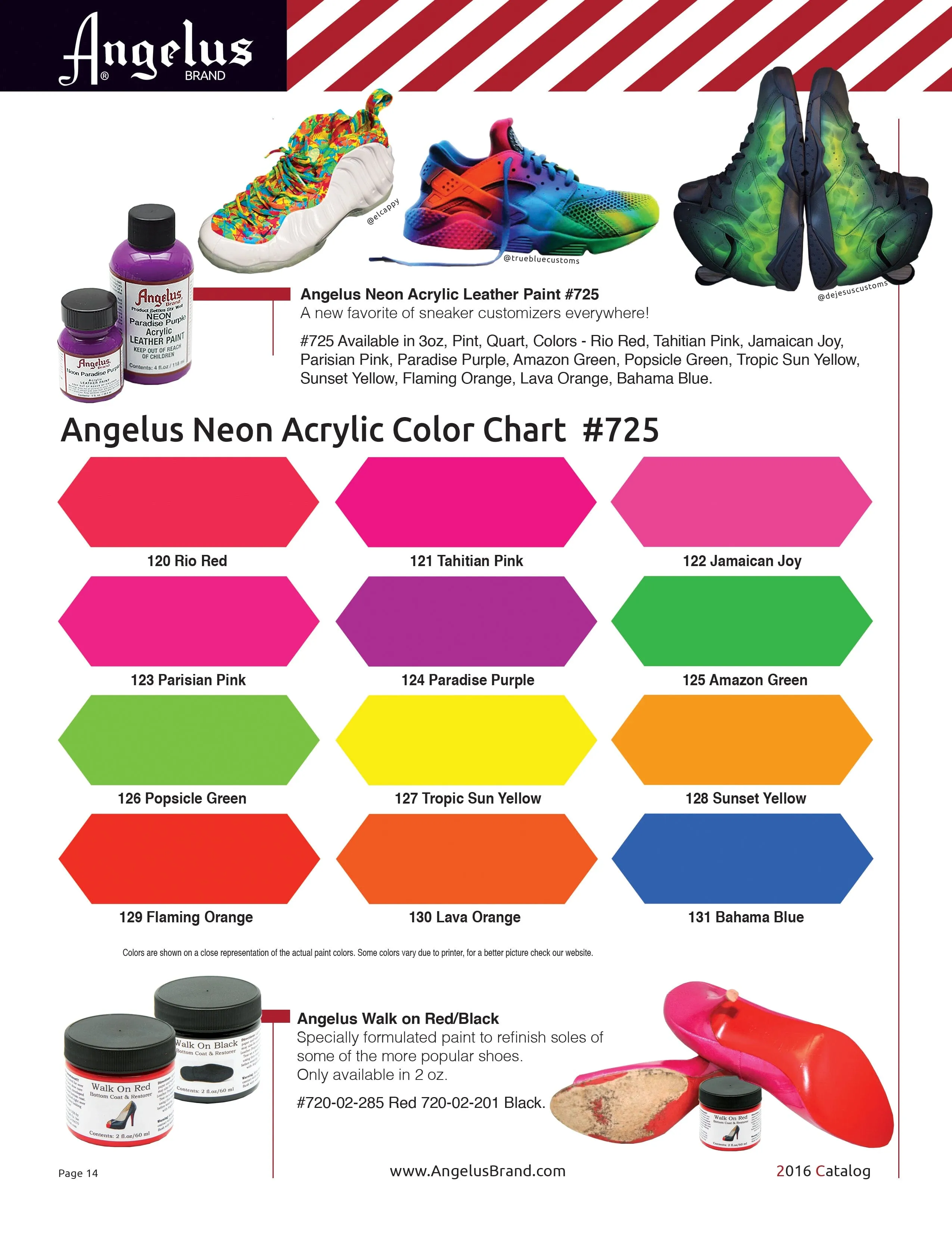 Angelus 29ml (1oz) Acrylic Leather Paint (Shades #100 - #299)