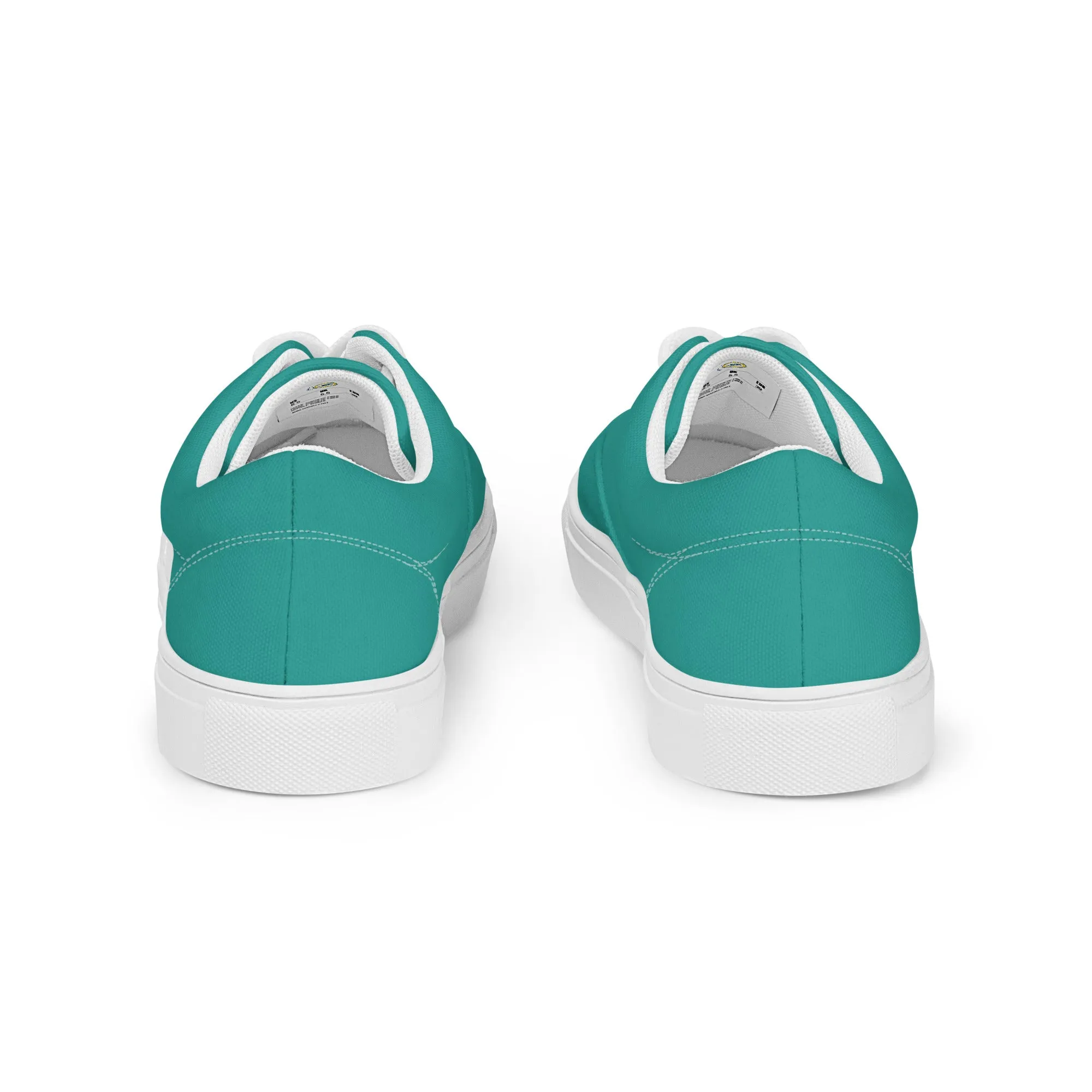 Aqua Blue Women’s lace-up canvas shoes, Aqua Blue Sneakers