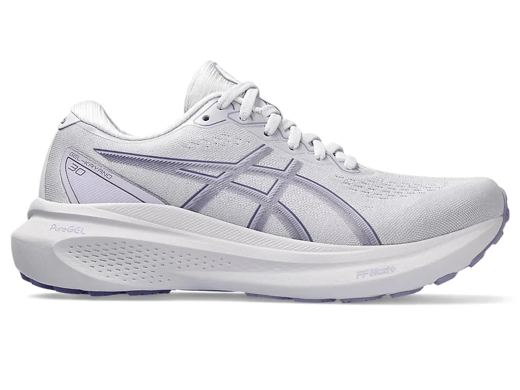 Asics Women's GEL-KAYANO 30 Running Shoes in Lilac Hint/Ash Rock