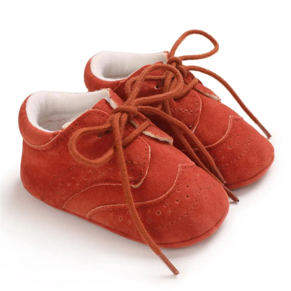 Baby Unisex Lace-up Casual Flats Baby Shoes Wholesale
