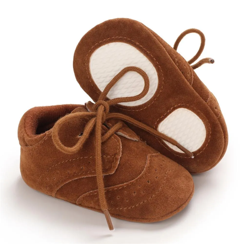 Baby Unisex Lace-up Casual Flats Baby Shoes Wholesale