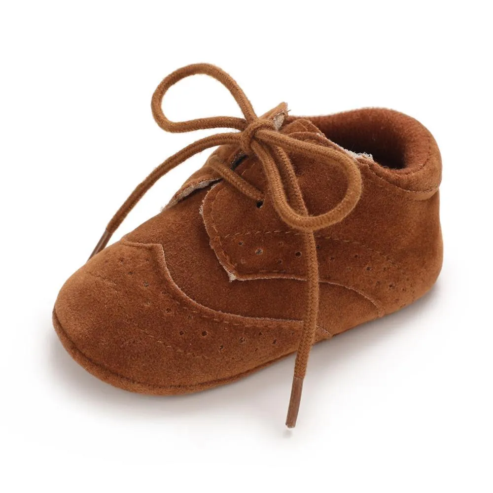 Baby Unisex Lace-up Casual Flats Baby Shoes Wholesale