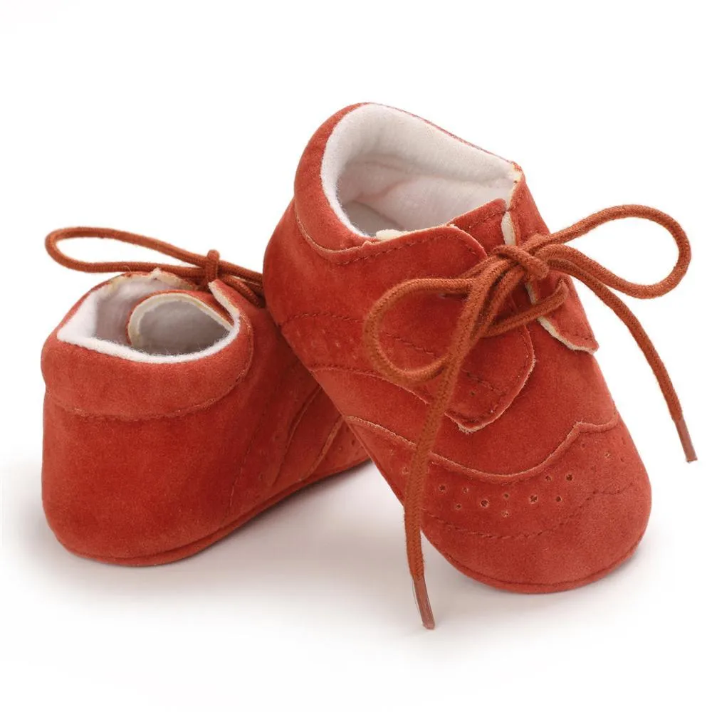 Baby Unisex Lace-up Casual Flats Baby Shoes Wholesale