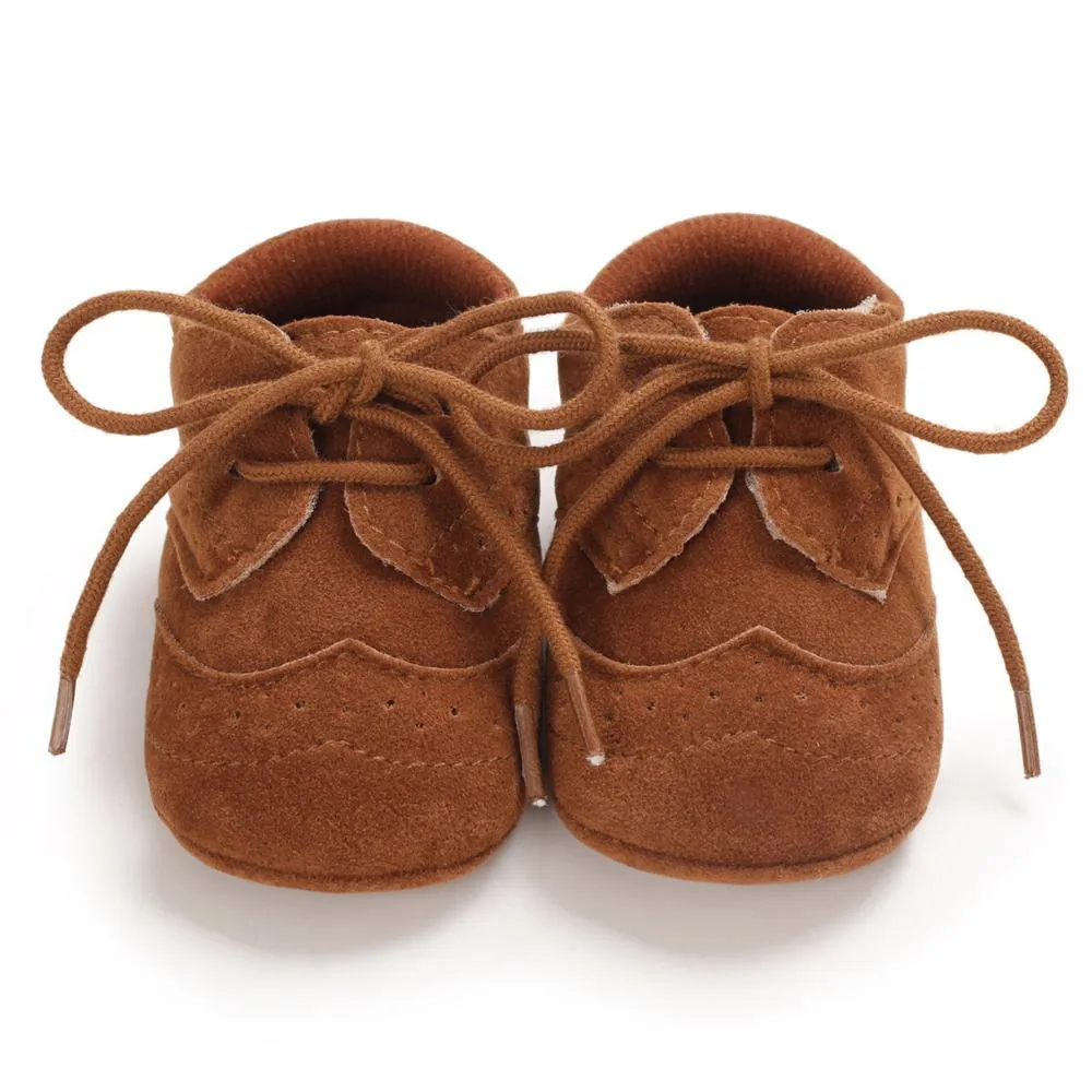 Baby Unisex Lace-up Casual Flats Baby Shoes Wholesale
