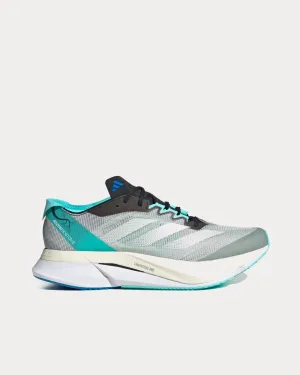 Boston 12 Wonder Silver / Zero Metallic / Flash Aqua Running Shoes