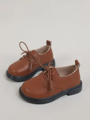 Boys Lace-up Front Flat Oxfords- FD