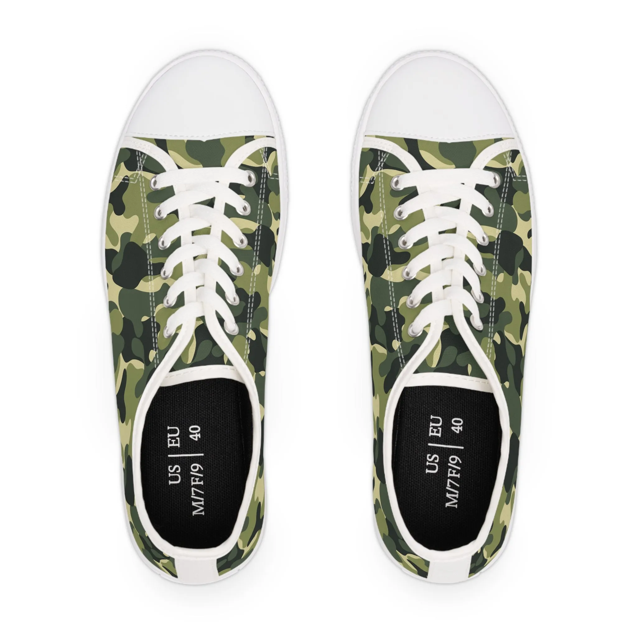 Camo no 5  Women's Low Top Sneakers