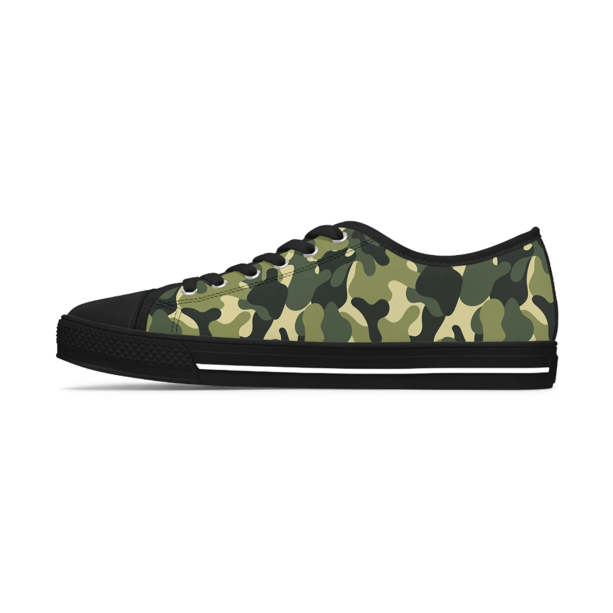 Camo no 5  Women's Low Top Sneakers