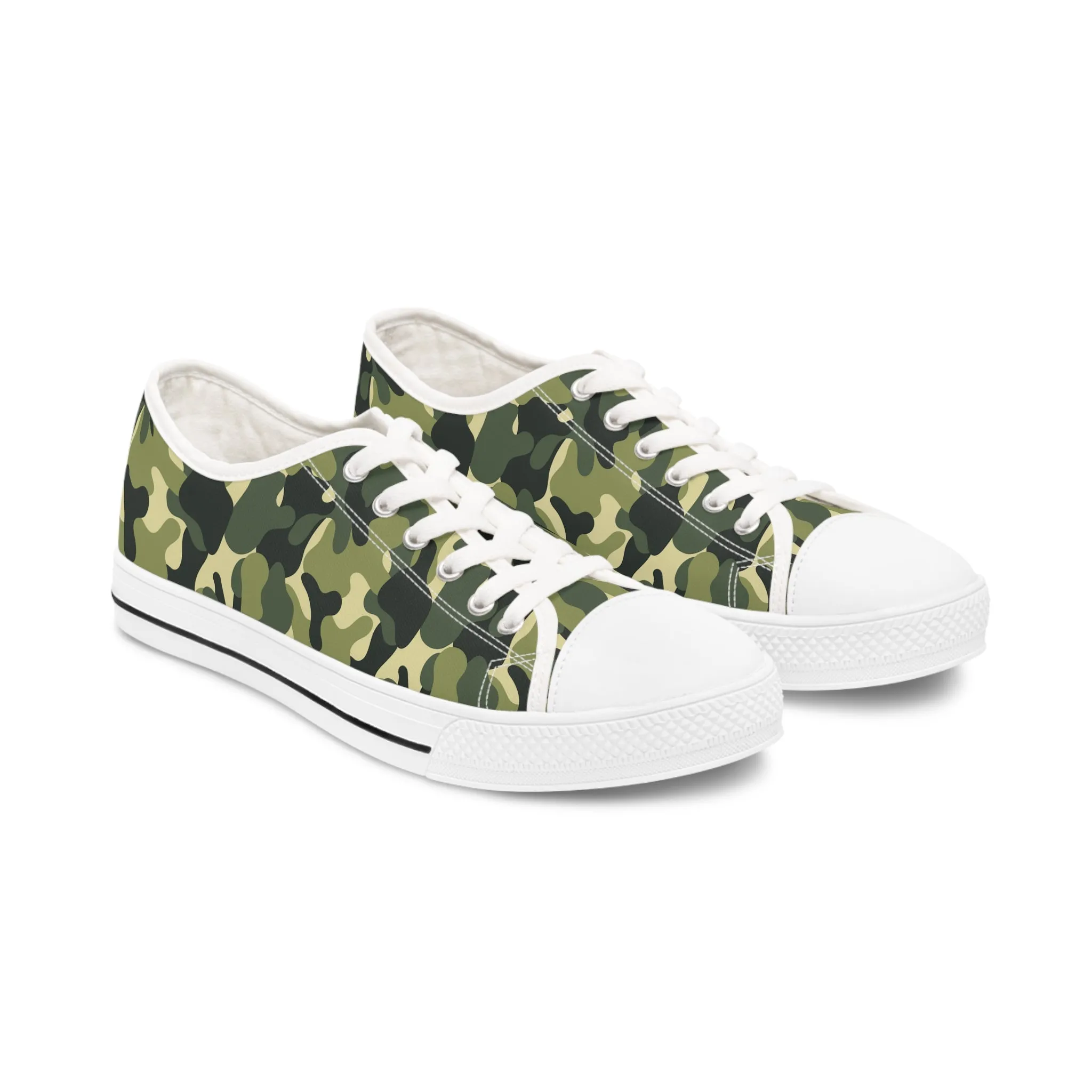 Camo no 5  Women's Low Top Sneakers