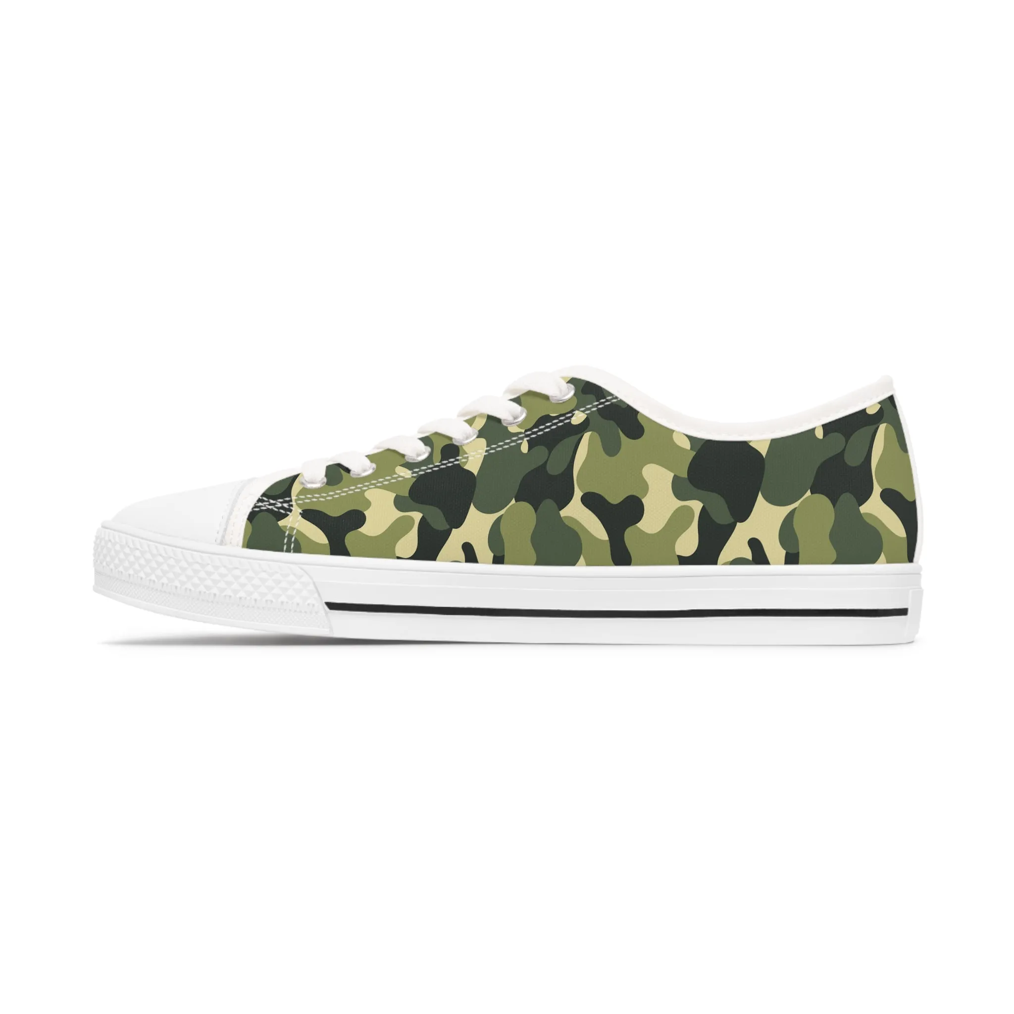 Camo no 5  Women's Low Top Sneakers