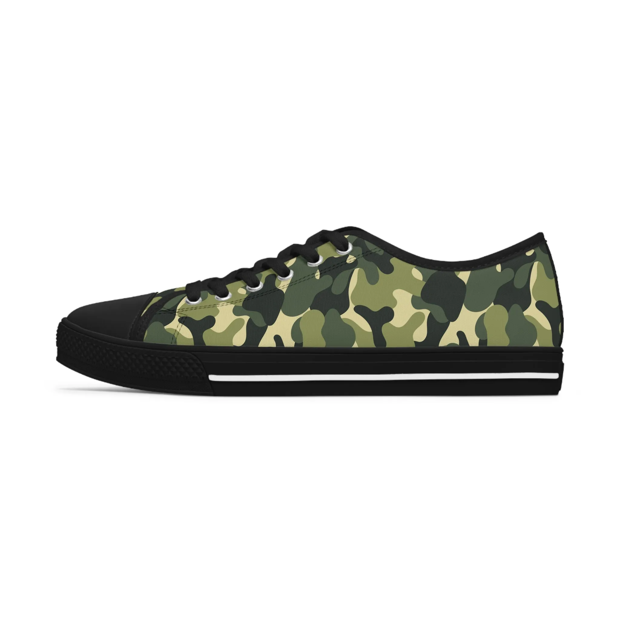 Camo no 5  Women's Low Top Sneakers