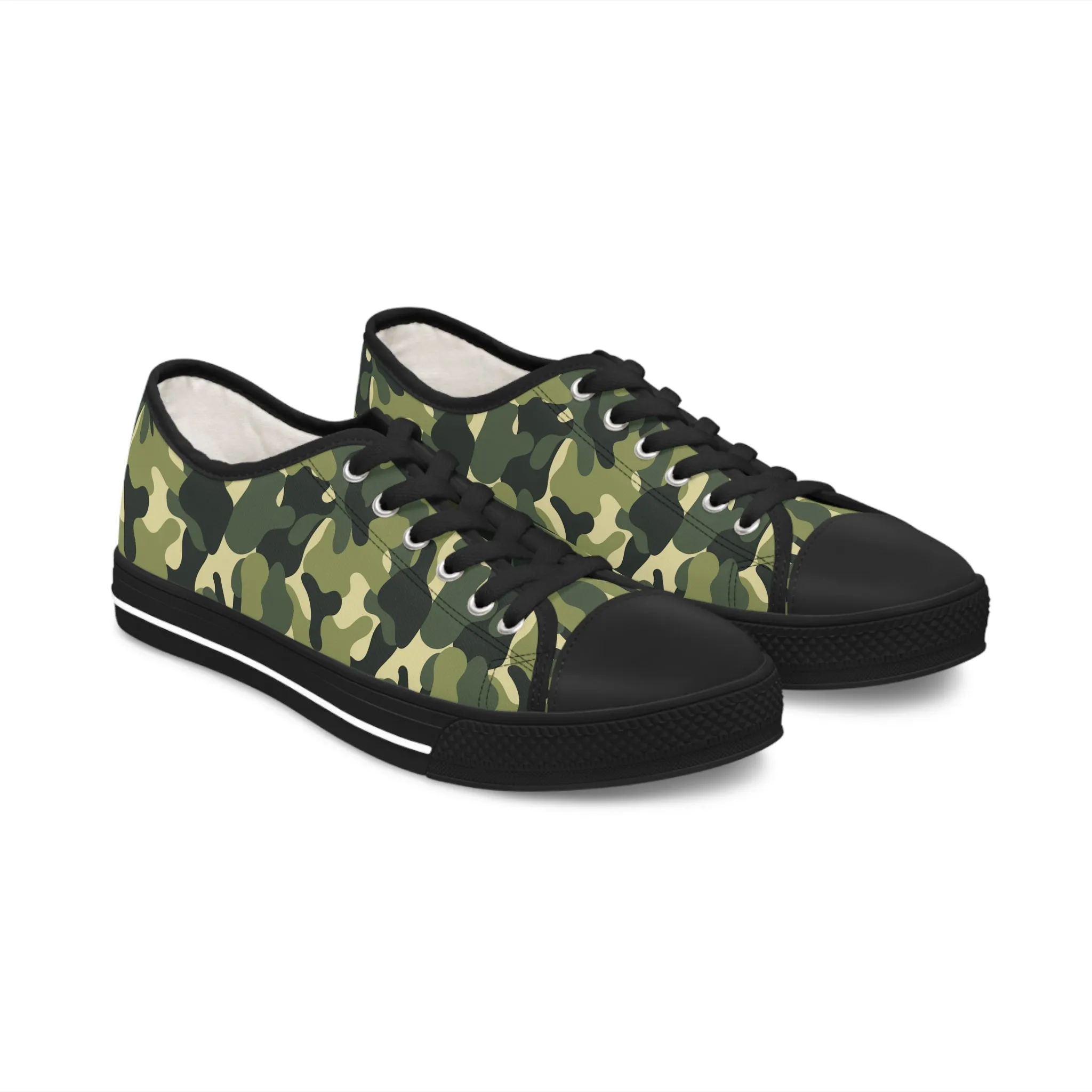 Camo no 5  Women's Low Top Sneakers