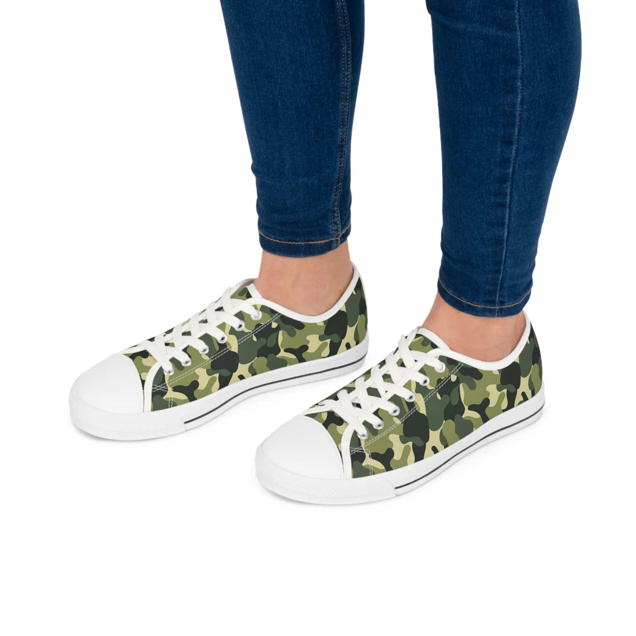 Camo no 5  Women's Low Top Sneakers