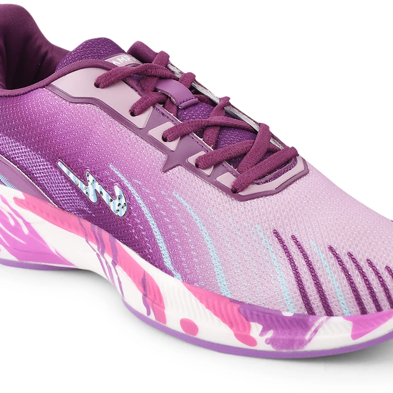 Campus Women's Camp Streak PRPL/Mauve Running Shoes - 8UK 22L-132