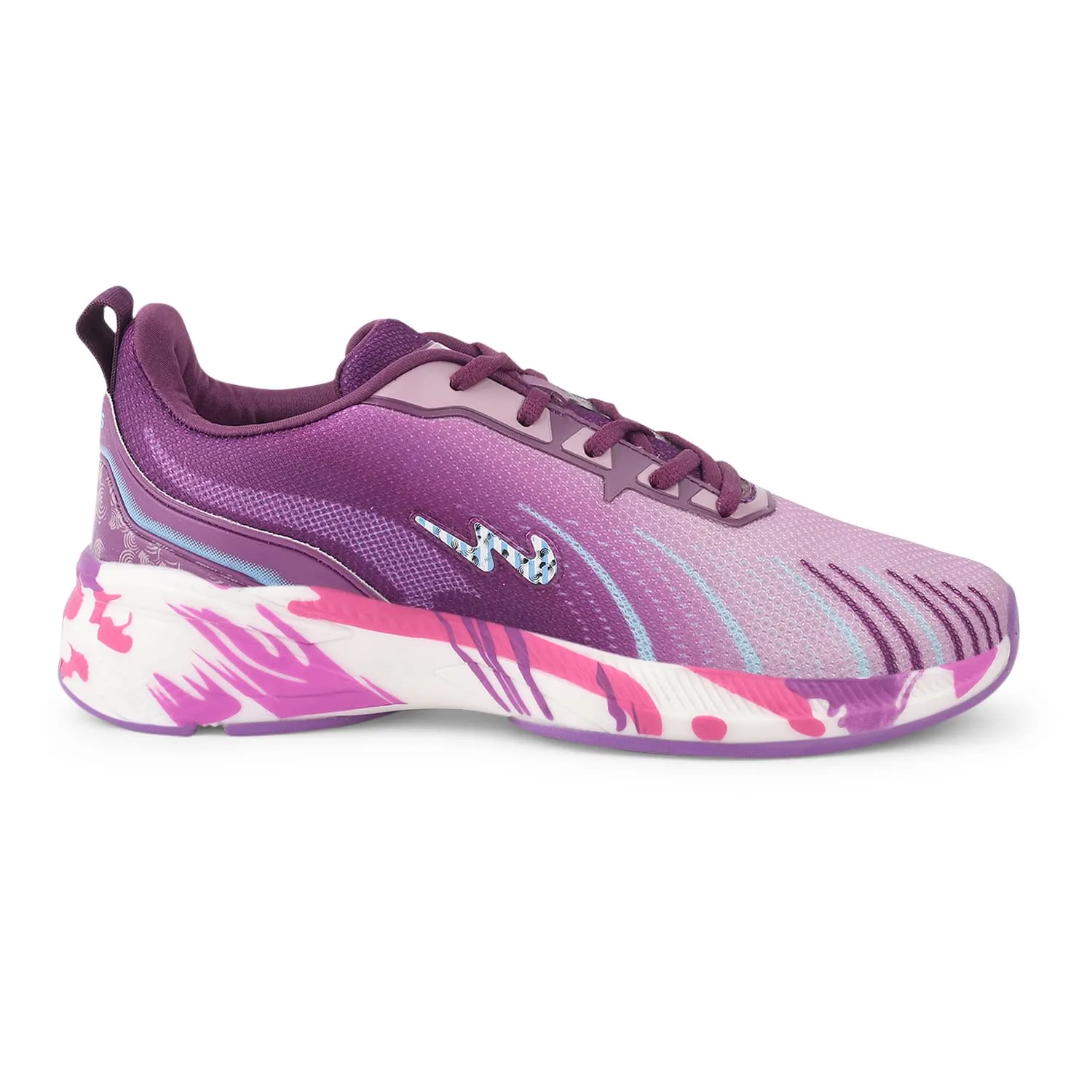 Campus Women's Camp Streak PRPL/Mauve Running Shoes - 8UK 22L-132