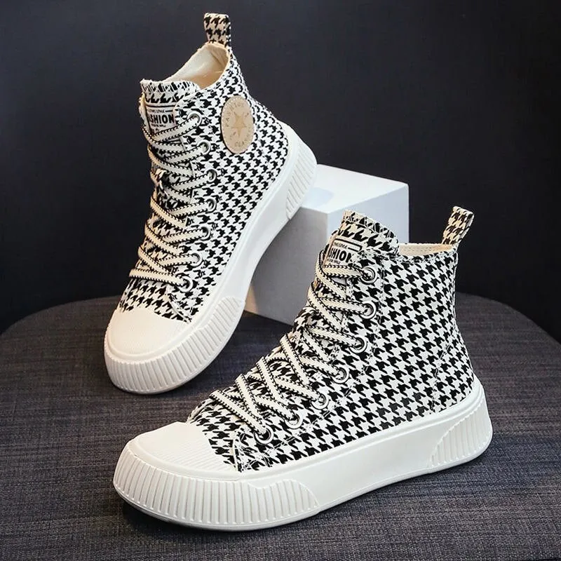 Canvas High-top Shoes
