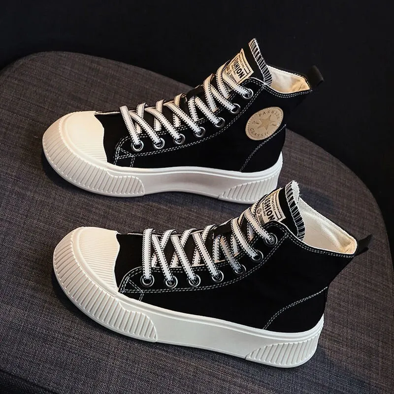 Canvas High-top Shoes