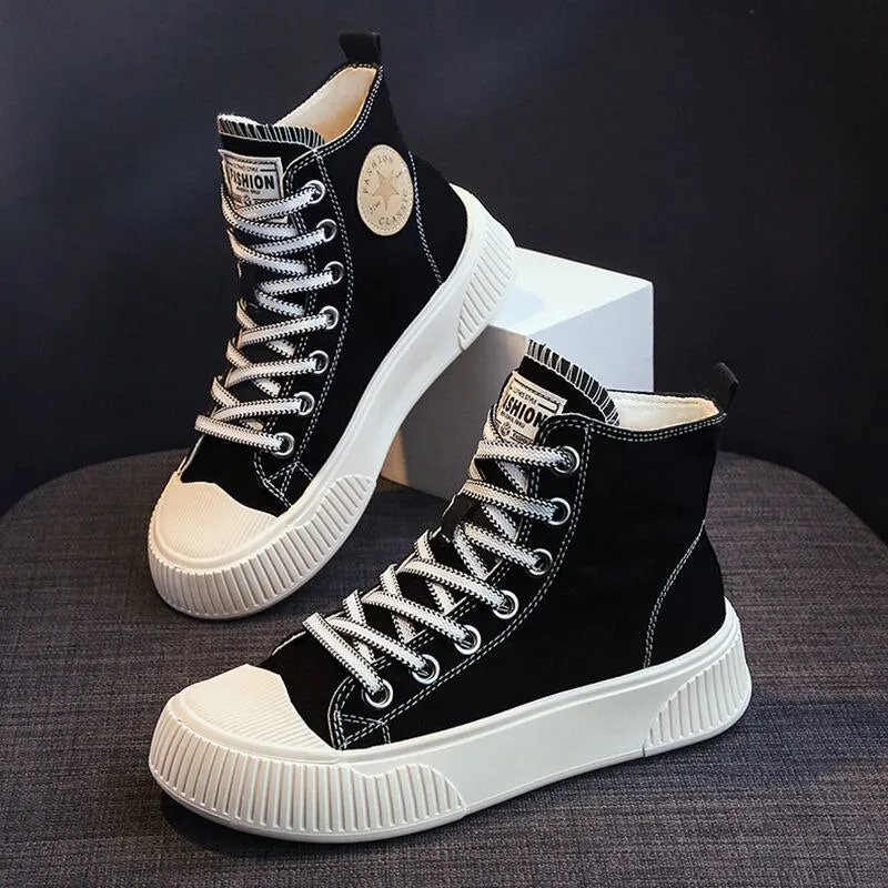 Canvas High-top Shoes