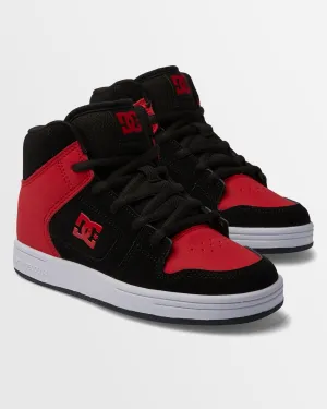 DC Manteca 4 Hi YOUTH - BLACK/RED