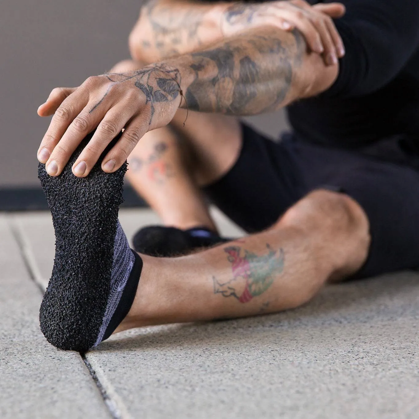 DIRTS Black Barefoot Sock Shoes (1 x Pair)