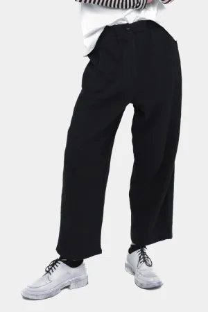Elastic Waist Cotton Pant