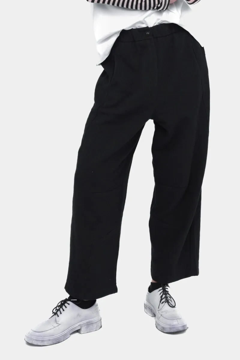 Elastic Waist Cotton Pant