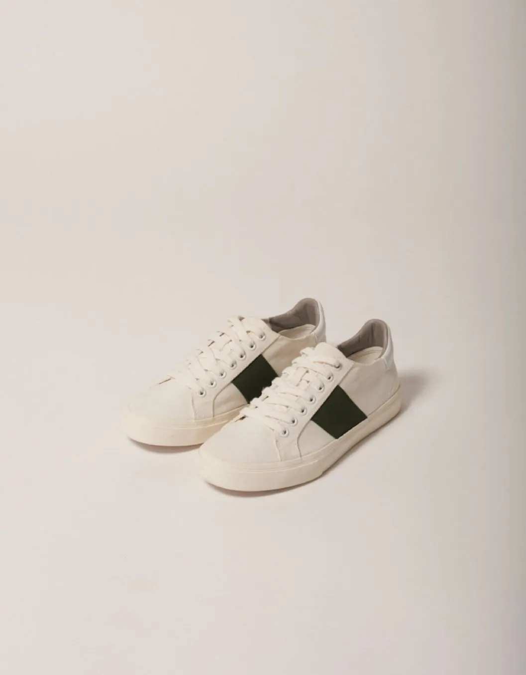 Elliott Footwear Low Classic Recycled Canvas White/Green