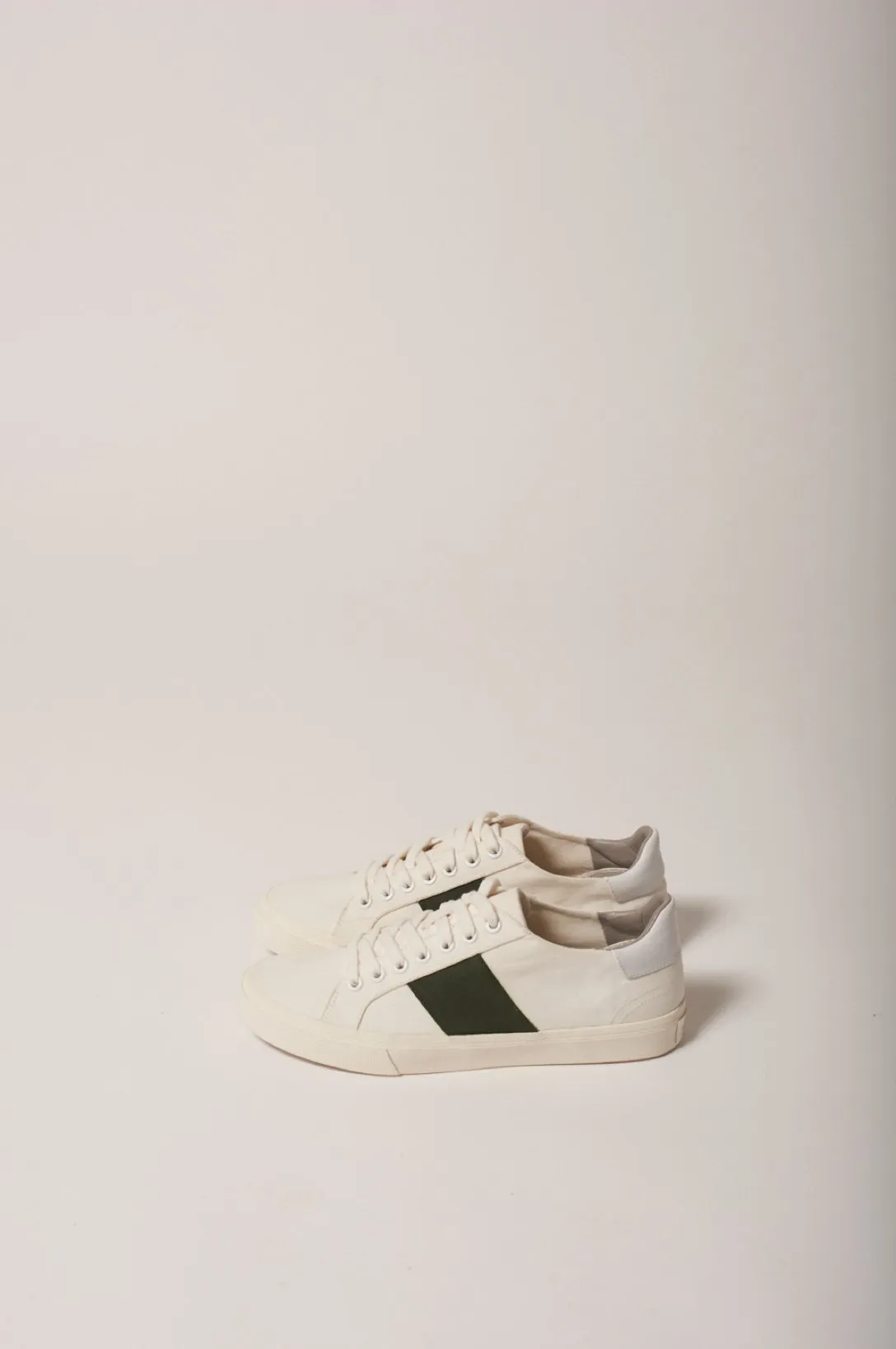 Elliott Footwear Low Classic Recycled Canvas White/Green