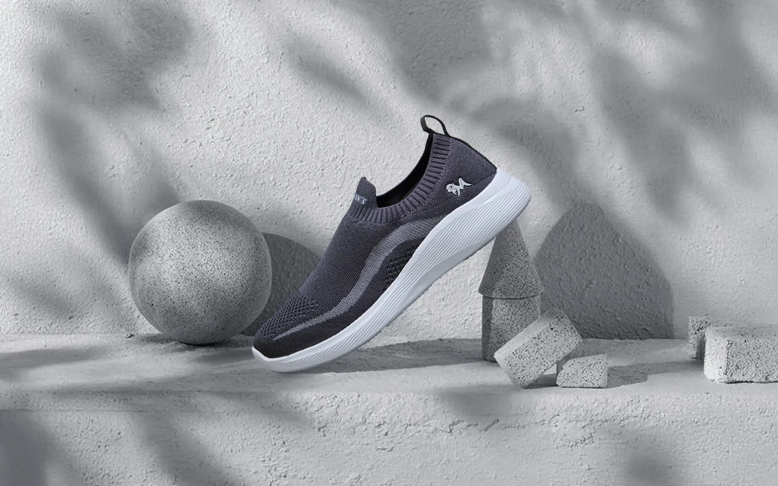 Everyday Basic Slip Ons : Dark Grey