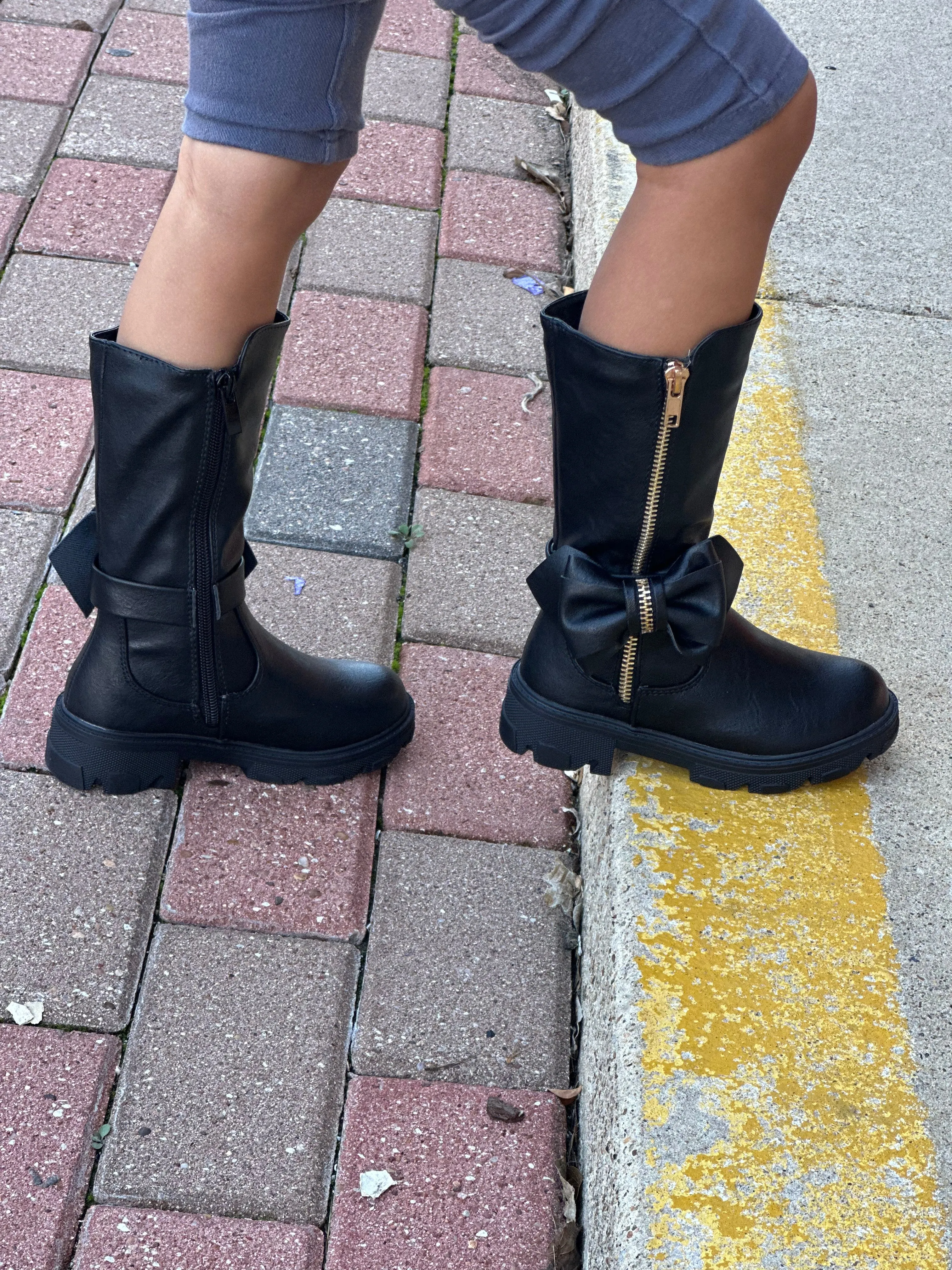 Girls Boots/Black-Cherry-5K