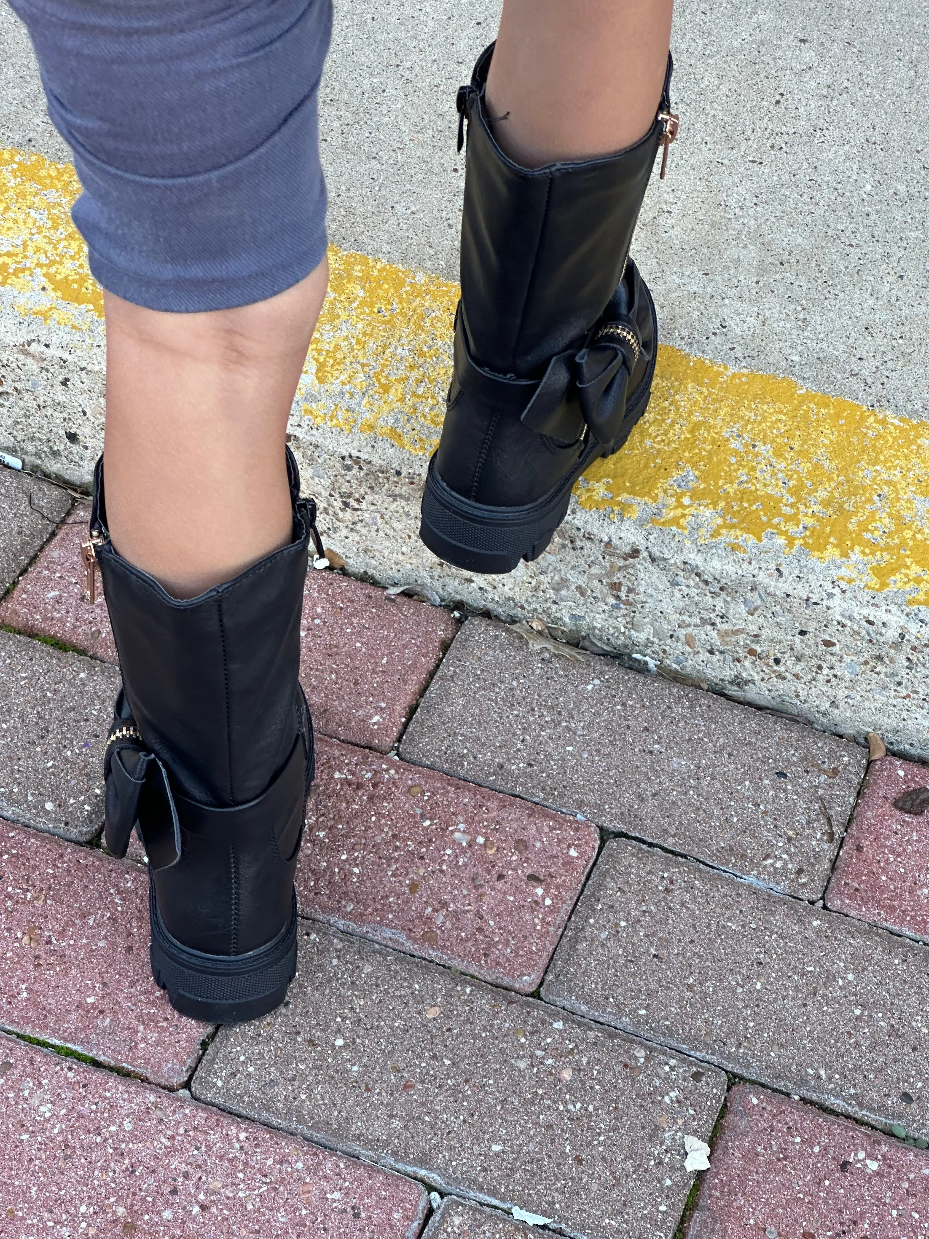 Girls Boots/Black-Cherry-5K