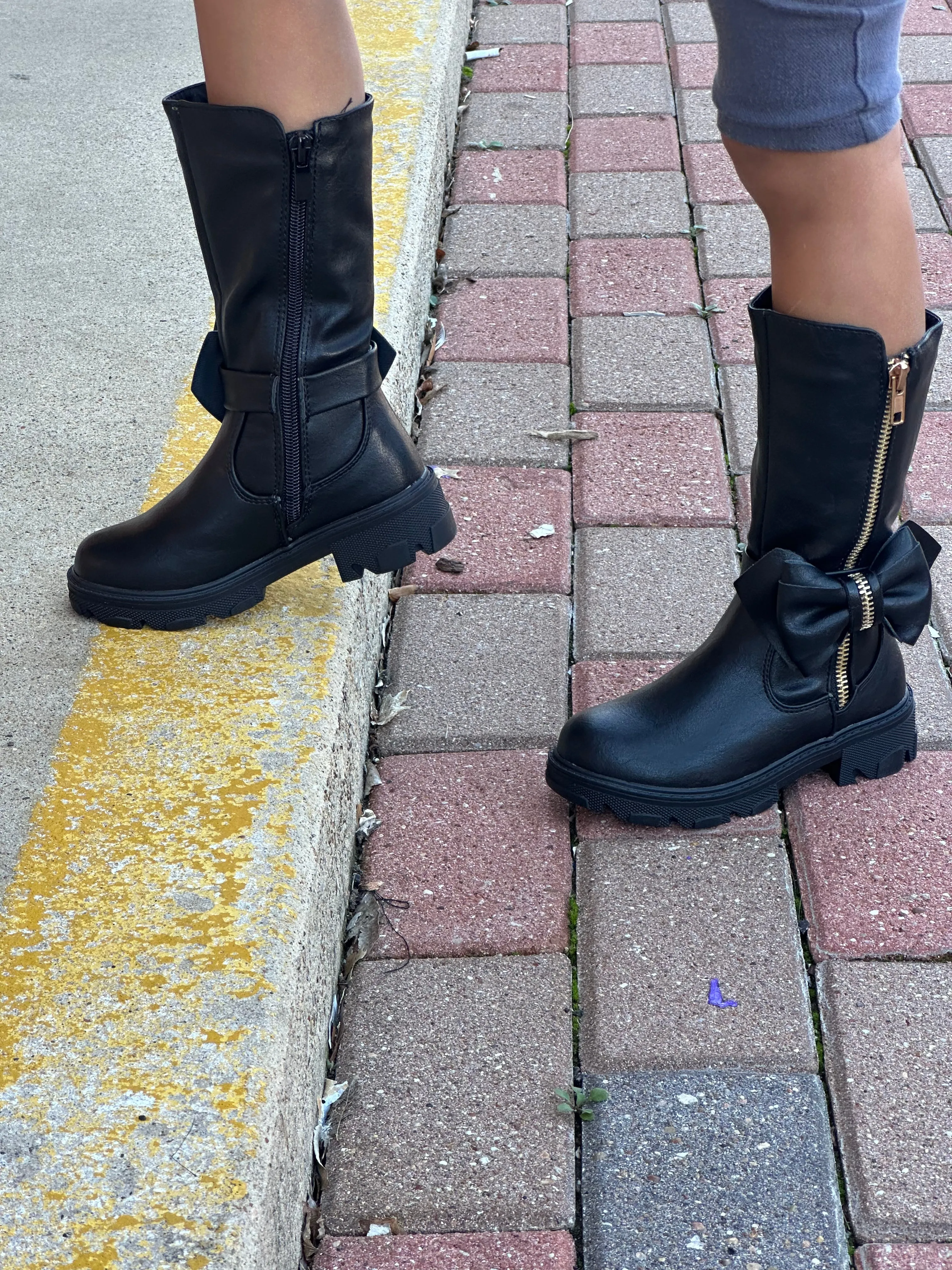 Girls Boots/Black-Cherry-5K
