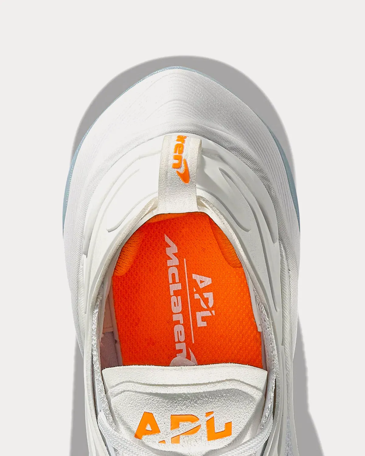 HySpeed White / McLaren Orange Running Shoes