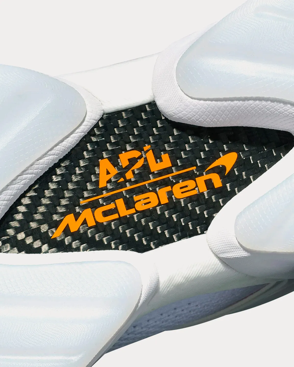HySpeed White / McLaren Orange Running Shoes