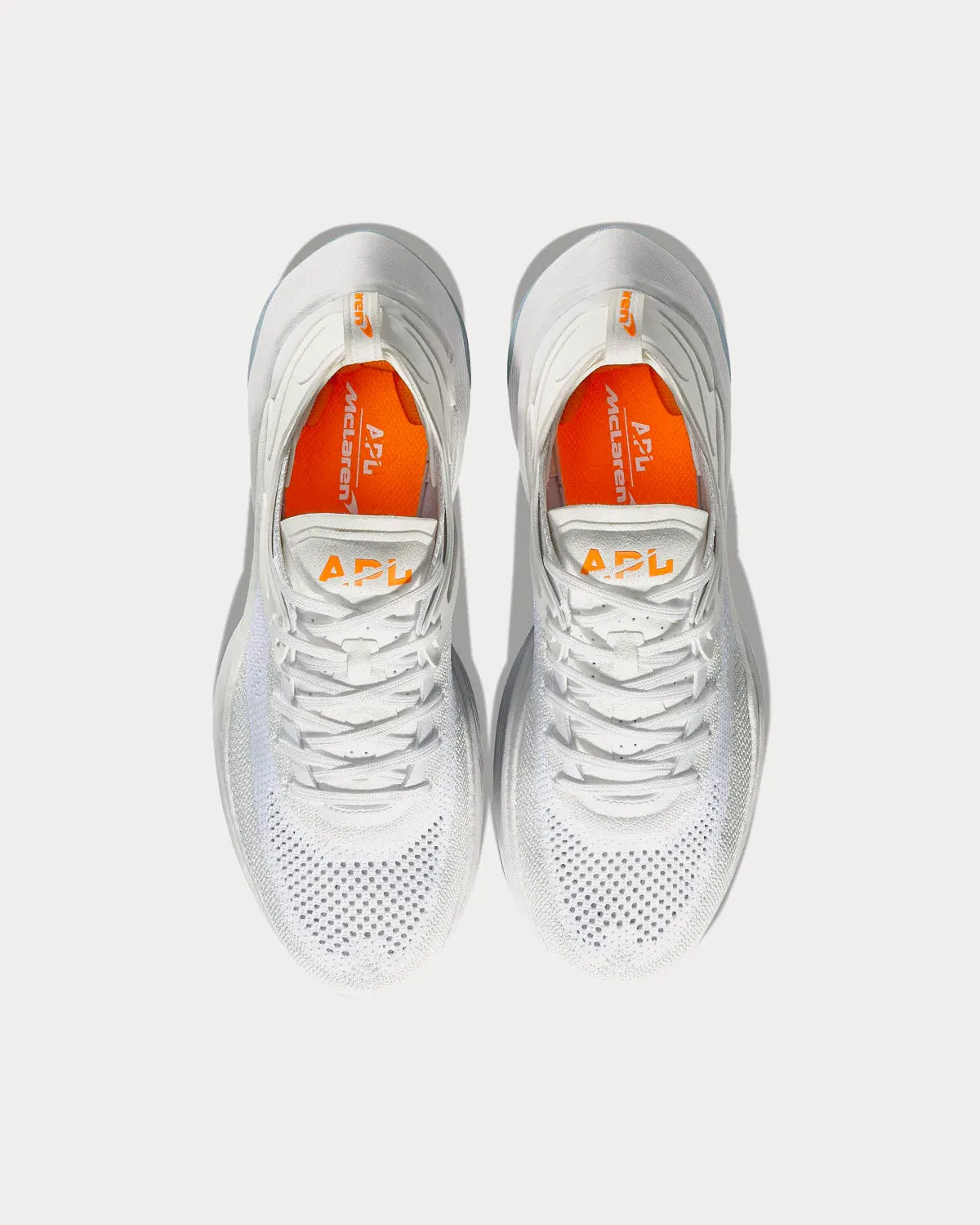 HySpeed White / McLaren Orange Running Shoes