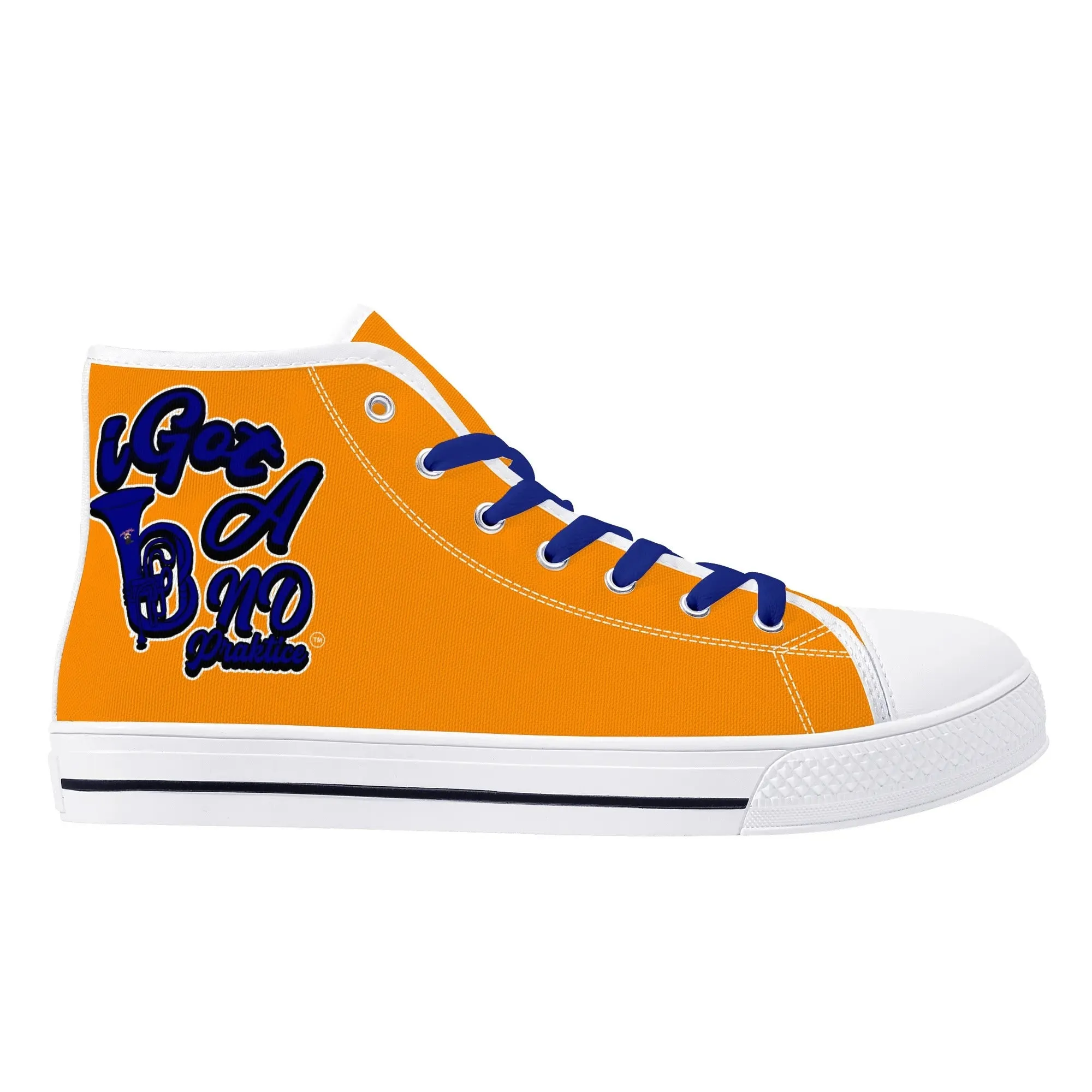 iGot Band Praktice Womens High Top Canvas Shoes - Customized Tongue