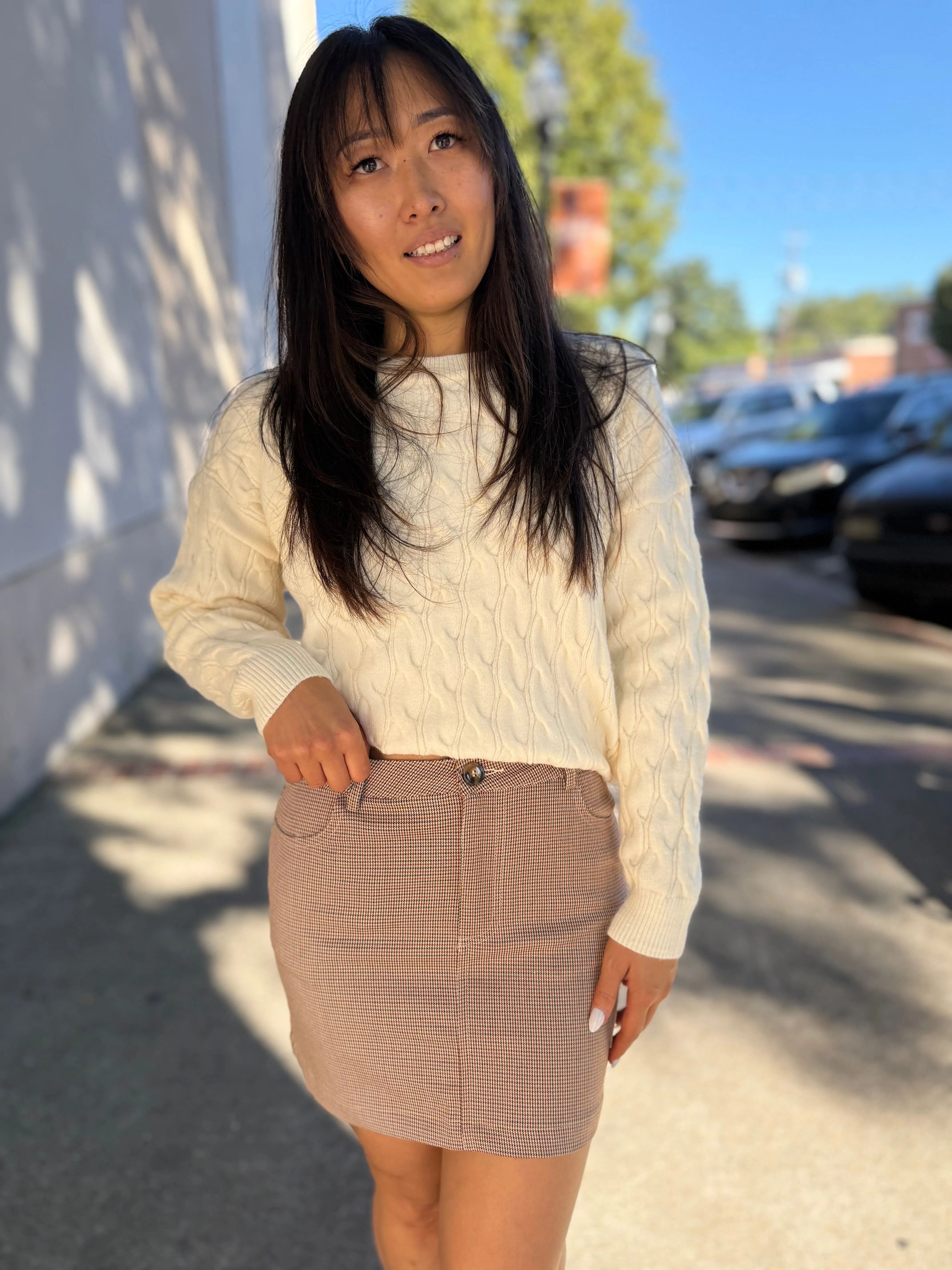 In the Saddle Mini Skirt