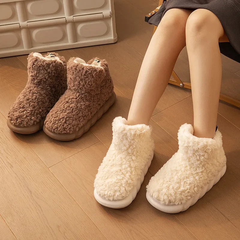 Indoor Winter Women Slippers home shoes