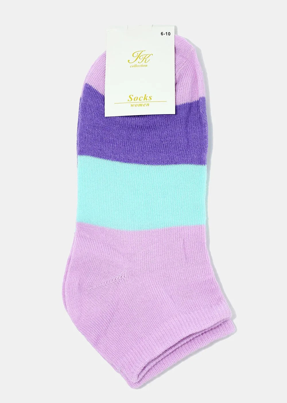 Large Stripes Low Cut Socks