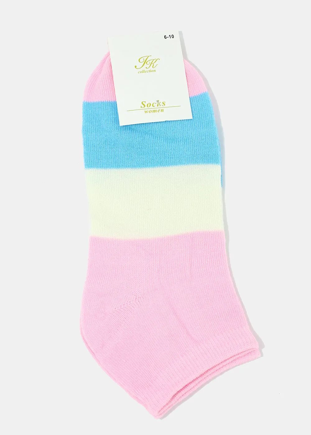 Large Stripes Low Cut Socks