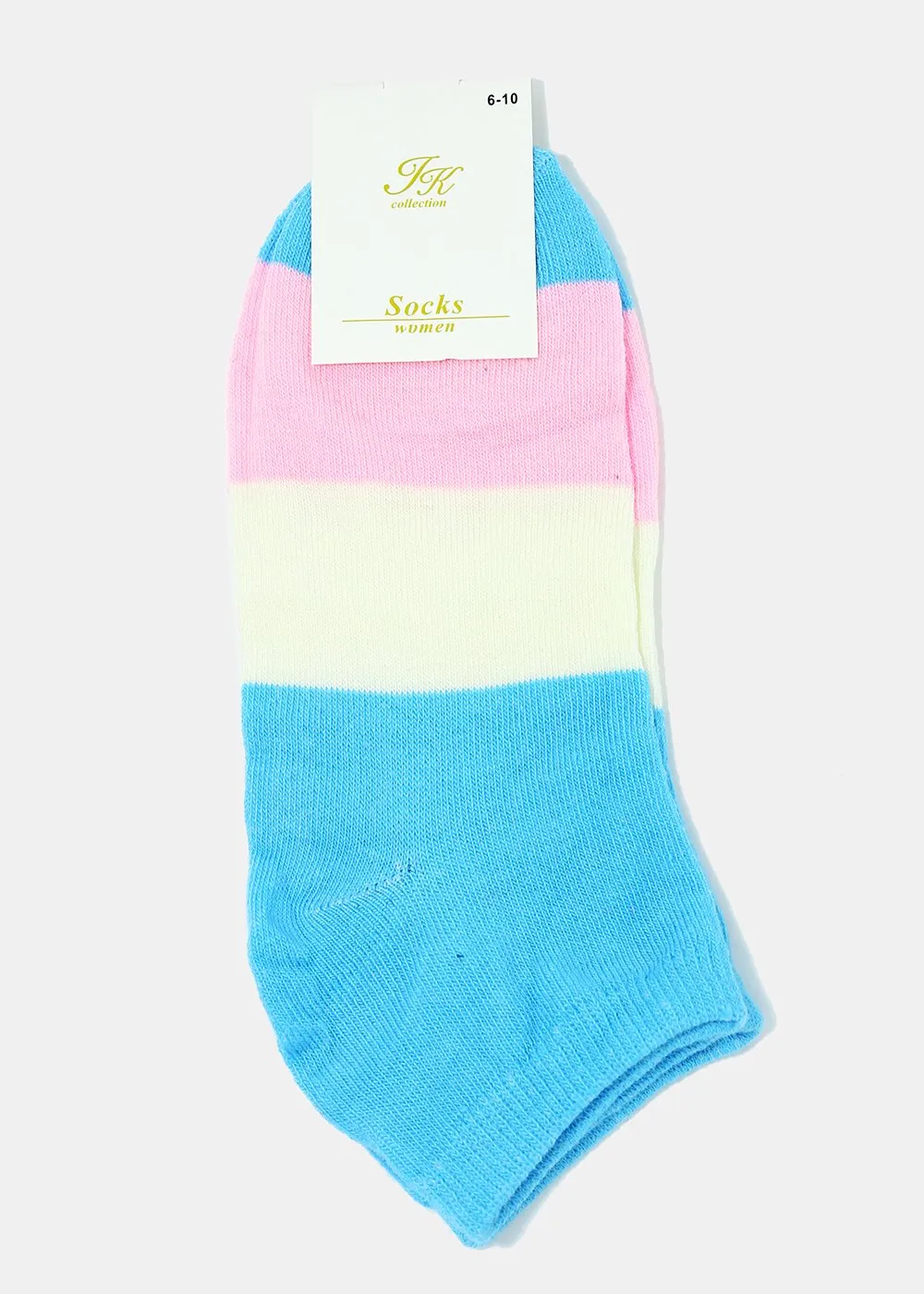 Large Stripes Low Cut Socks