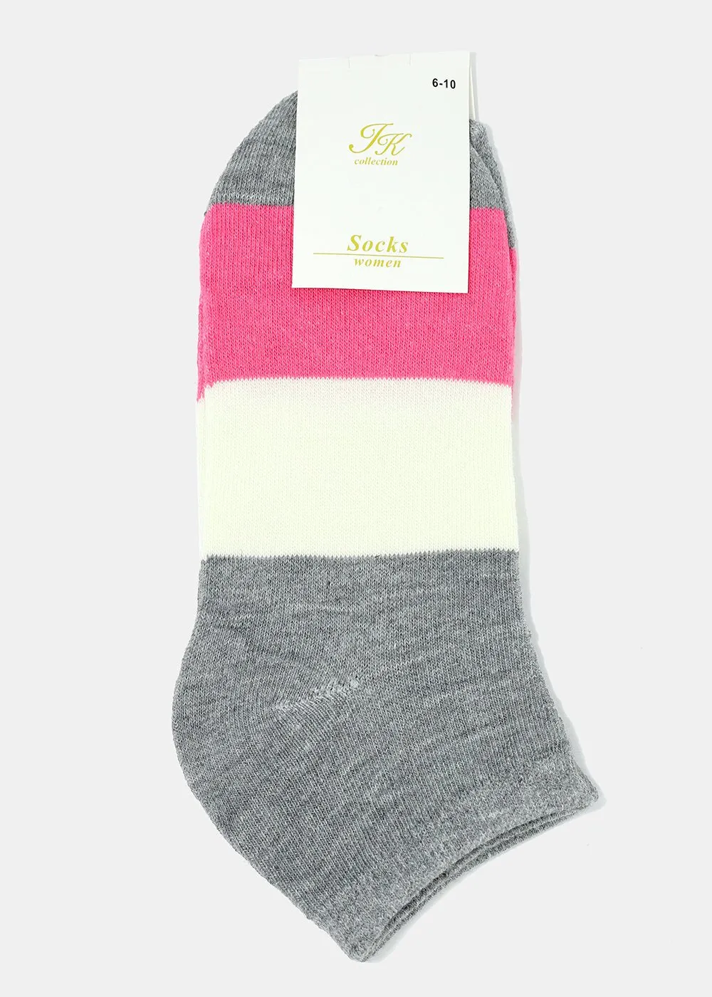 Large Stripes Low Cut Socks