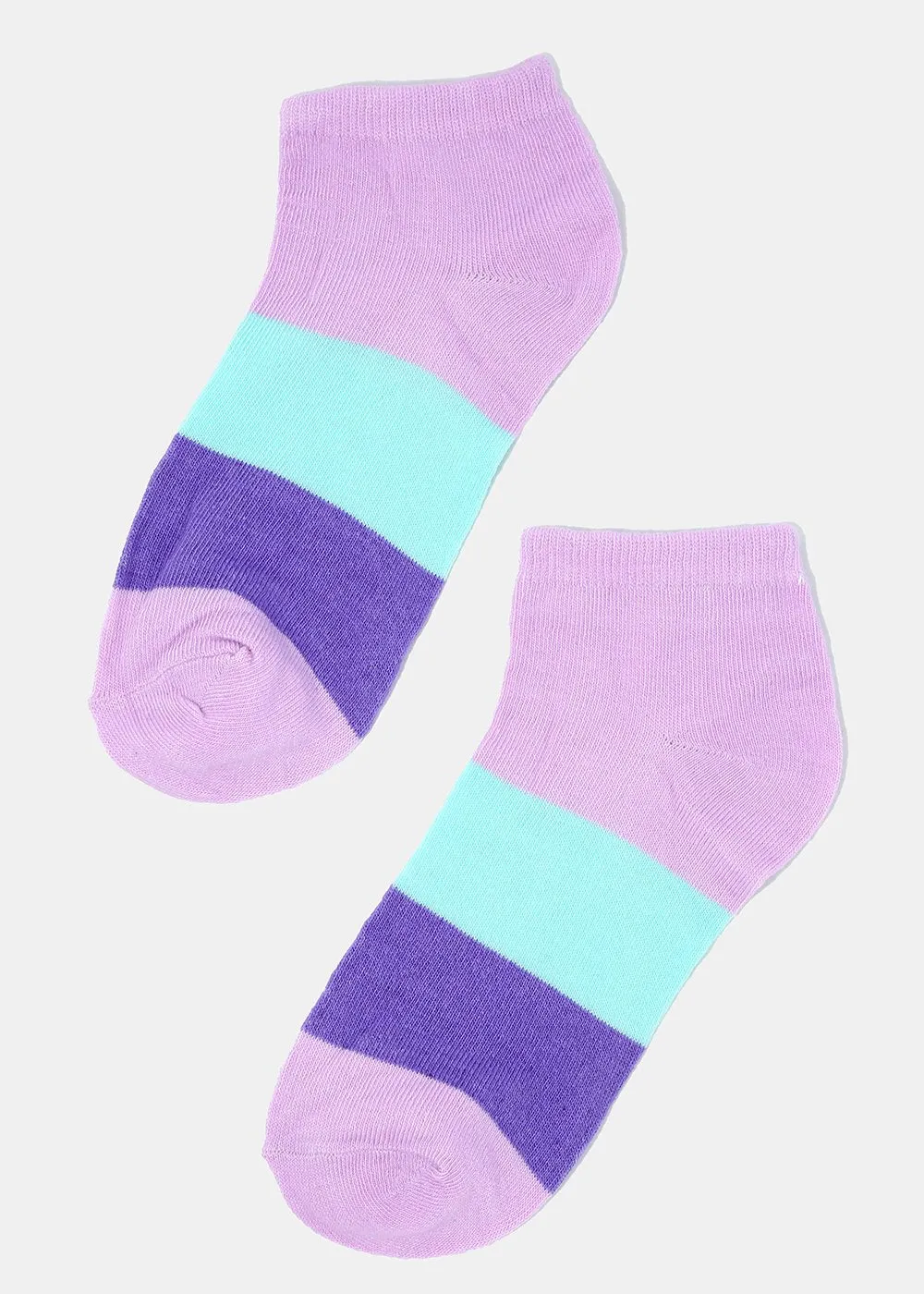 Large Stripes Low Cut Socks