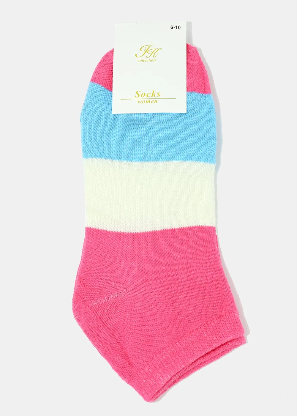 Large Stripes Low Cut Socks