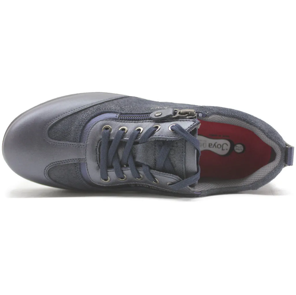 Laura Full Grain Velour Leather Women's Wide Shoes
